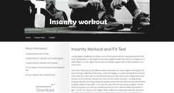 Desktop Screenshot of insanityfittest.org